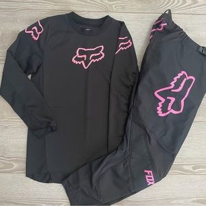 Fox racing 180 motocross set size youth L 10/12